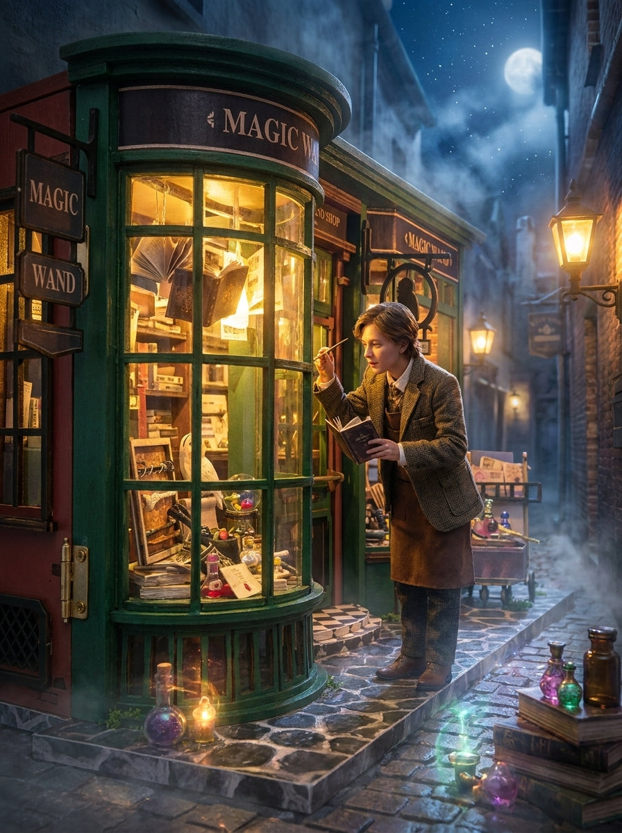 Magical Wand Shop DIY Dollhouse Kit mobile banner