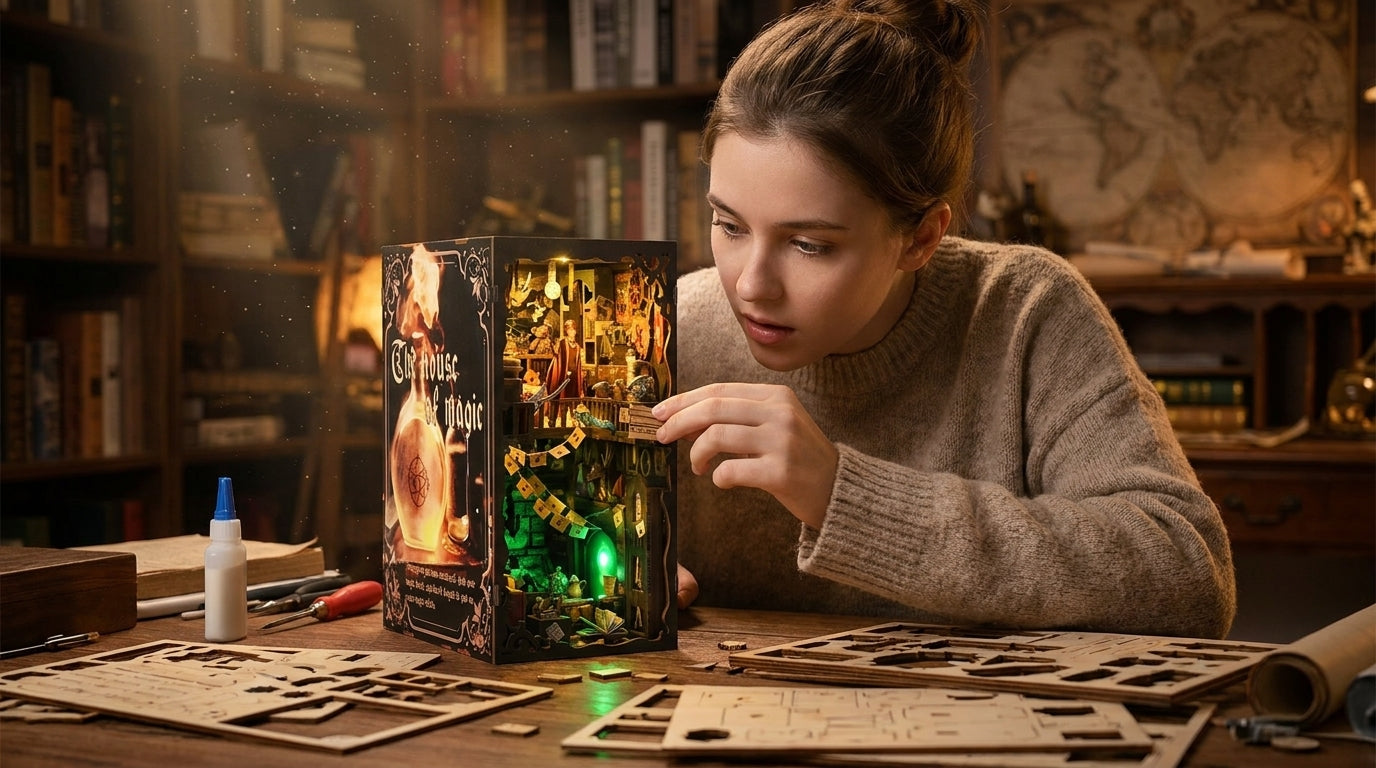 Enchanted Workshop DIY Book Nook Kit hero banner