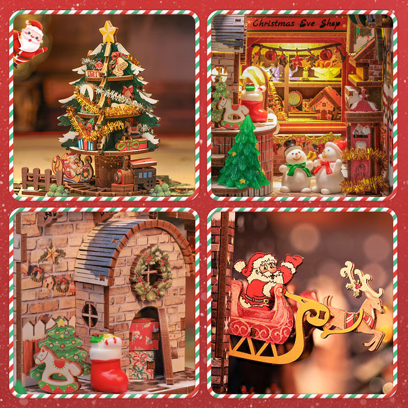 CUTEBEE Christmas Wish Store DIY Book Nook KitBook Nook Kit Australia