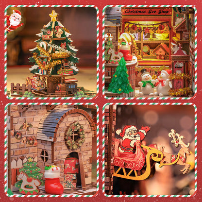 CUTEBEE Christmas Wish Store DIY Book Nook KitBook Nook Kit Australia