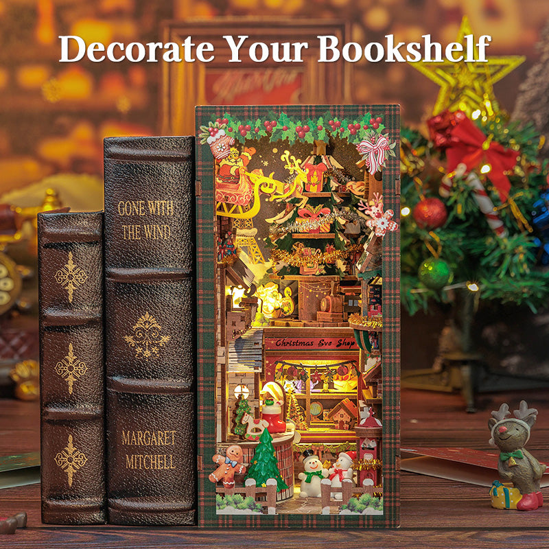 CUTEBEE Christmas Wish Store DIY Book Nook KitBook Nook Kit Australia