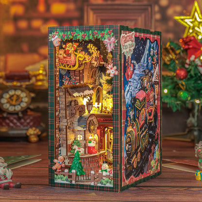 CUTEBEE Christmas Wish Store DIY Book Nook KitBook Nook Kit Australia