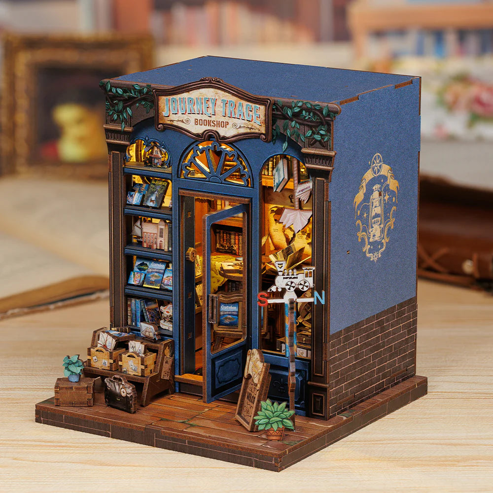 CUTEBEE Journey Trace Bookshop DIY Book Nook KitBook Nook Kit Australia