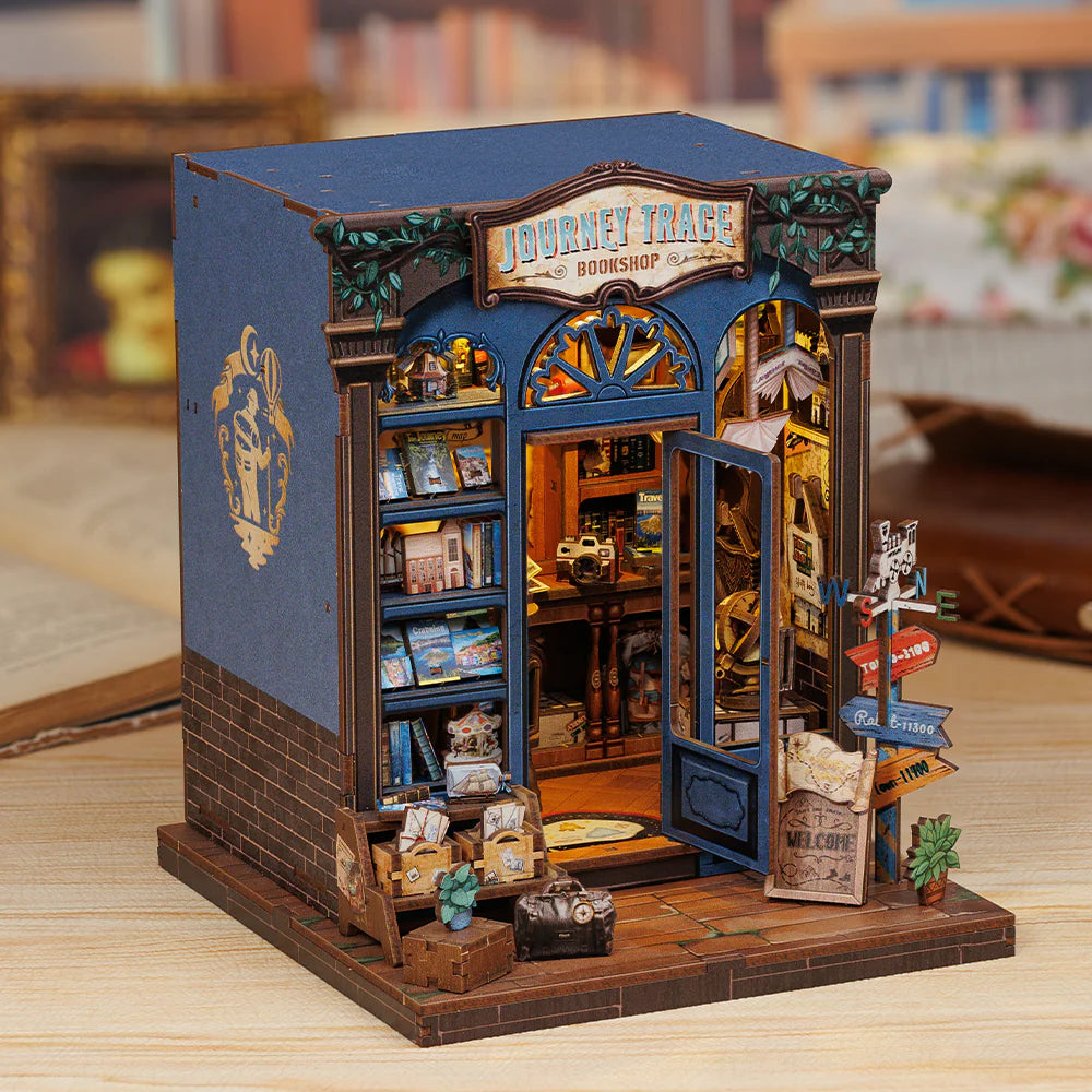 CUTEBEE Journey Trace Bookshop DIY Book Nook KitBook Nook Kit Australia