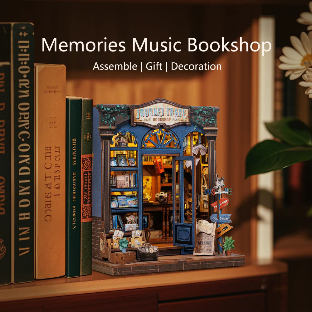 CUTEBEE Journey Trace Bookshop DIY Book Nook KitBook Nook Kit Australia