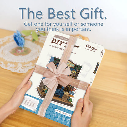 CUTEBEE Journey Trace Bookshop DIY Book Nook KitBook Nook Kit Australia
