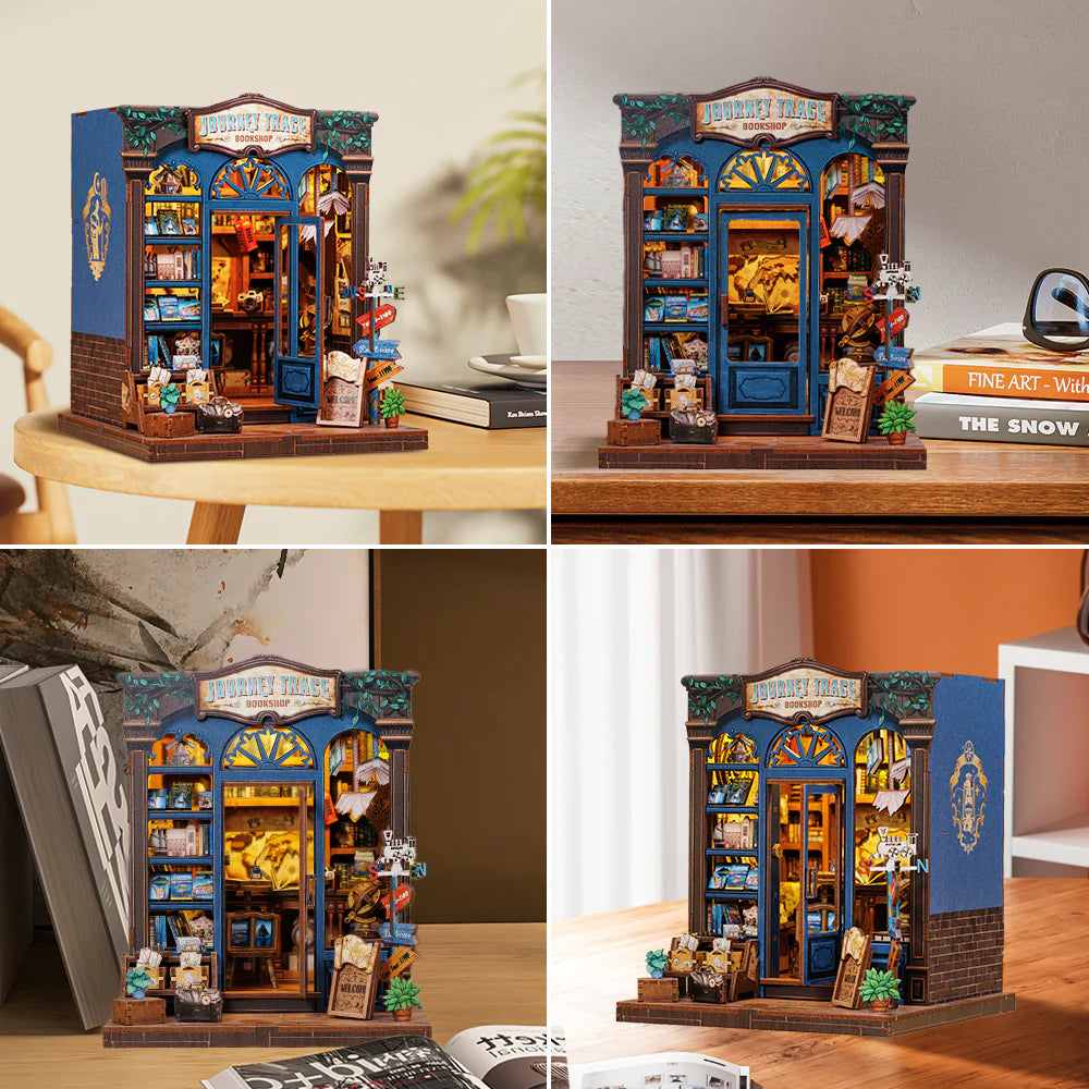 CUTEBEE Journey Trace Bookshop DIY Book Nook KitBook Nook Kit Australia