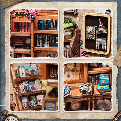 CUTEBEE Journey Trace Bookshop DIY Book Nook KitBook Nook Kit Australia
