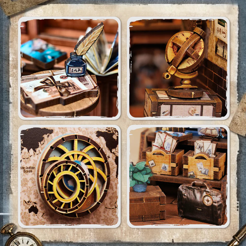 CUTEBEE Journey Trace Bookshop DIY Book Nook KitBook Nook Kit Australia