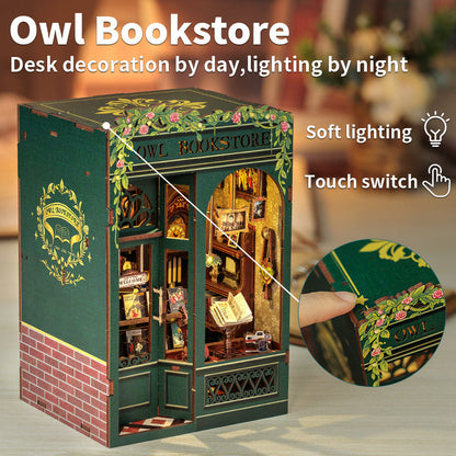 CUTEBEE Owl Bookstore DIY Book Nook KitBook Nook Kit Australia