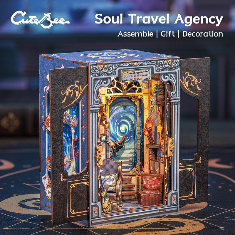 CUTEBEE Soul Travel Agency DIY Book Nook KitBook Nook Kit Australia