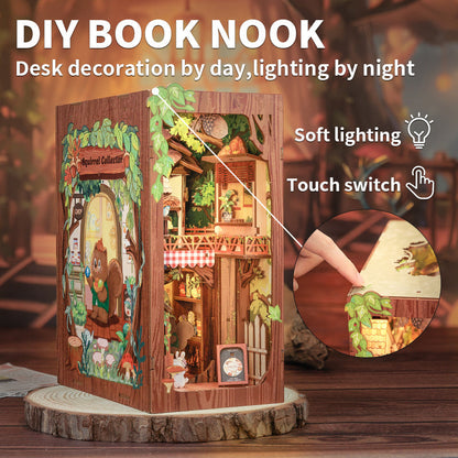 CUTEBEE Squirrel Collector DIY Book Nook KitBook Nook Kit Australia