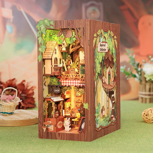 CUTEBEE Squirrel Collector DIY Book Nook Kit - Book Nook Kit Australia