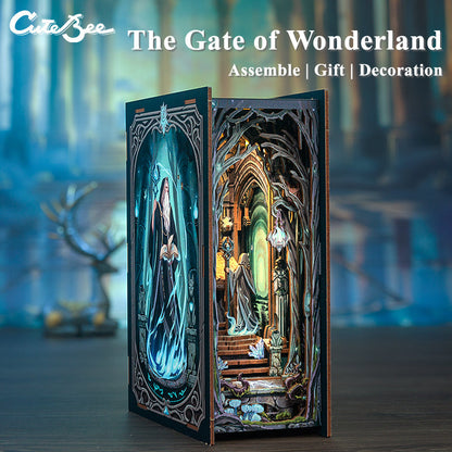 CUTEBEE The Gate of Wonderland DIY Book Nook KitBook Nook Kit Australia