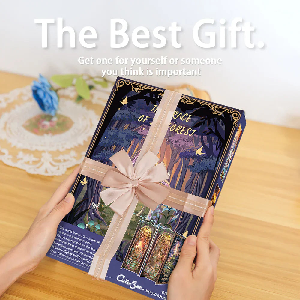 CUTEBEE The Grace of the Forest DIY Book Nook KitBook Nook Kit Australia