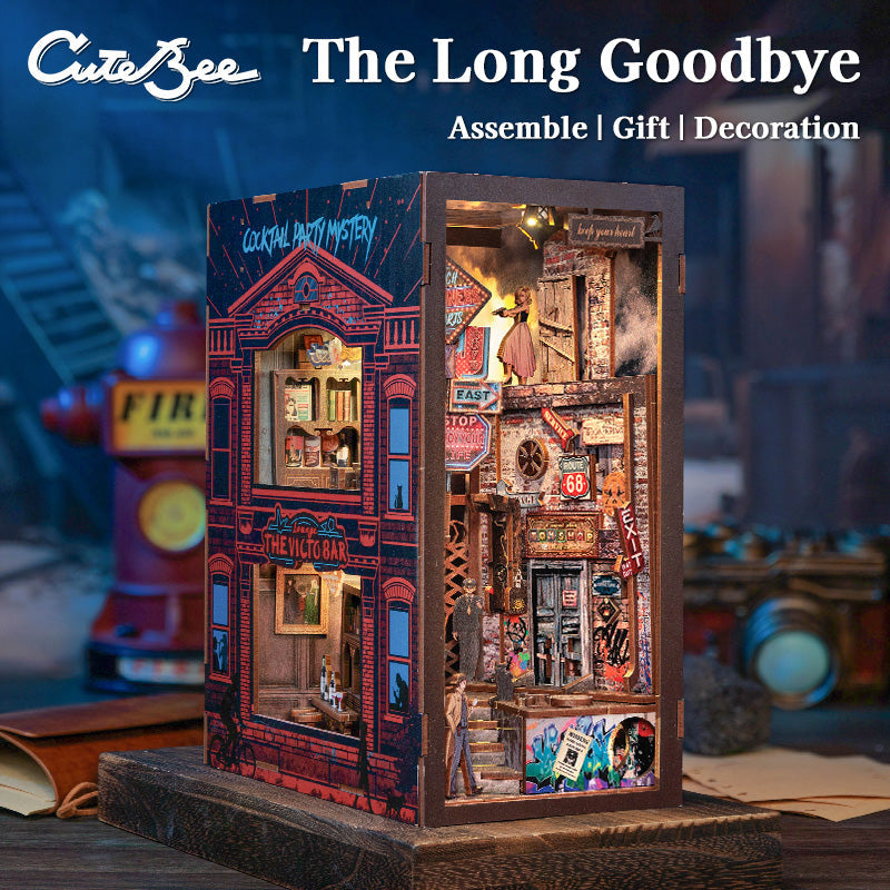 CUTEBEE The Long Goodbye DIY Book Nook KitBook Nook Kit Australia