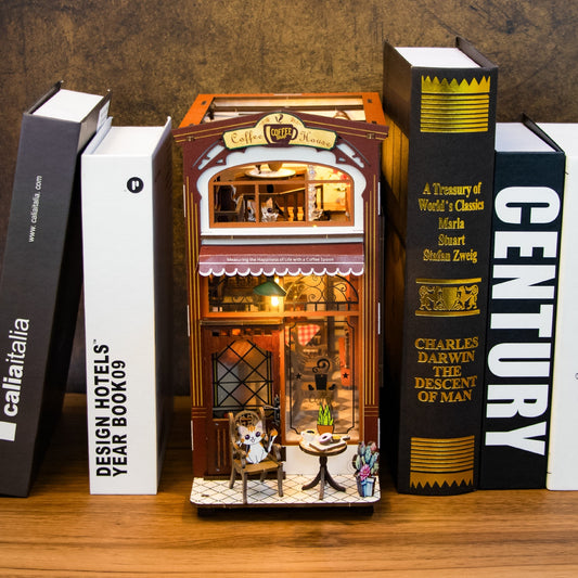 Cat Coffee House DIY Book Nook KitBook Nook Kit Australia