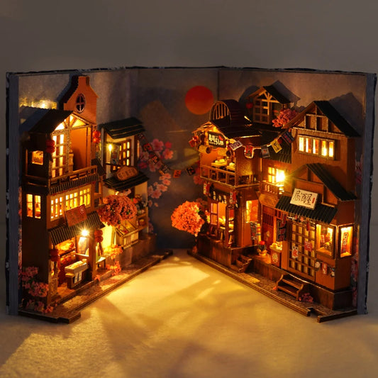 Cherry Blossom Street DIY Book Nook - Book Nook Kit Australia