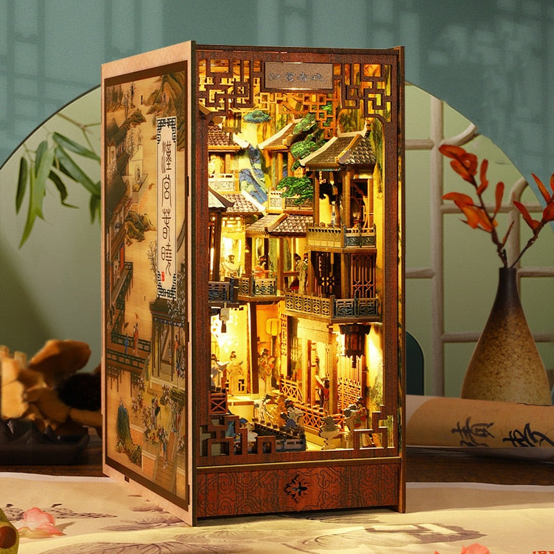 Chinese Ancient Town DIY Book Nook KitBook Nook Kit Australia