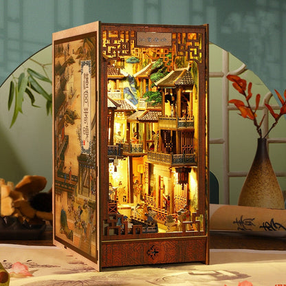 Chinese Ancient Town DIY Book Nook KitBook Nook Kit Australia