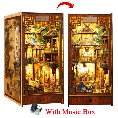 Chinese Ancient Town DIY Book Nook KitBook Nook Kit Australia