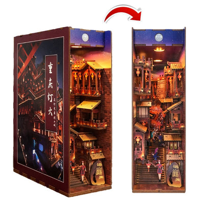 Chinese City Building DIY Book Nook KitBook Nook Kit Australia