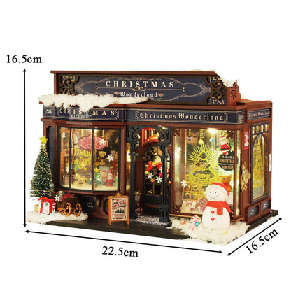 Christmas Gift Shop DIY Dollhouse KitBook Nook Kit Australia