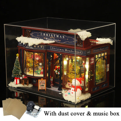 Christmas Gift Shop DIY Dollhouse KitBook Nook Kit Australia