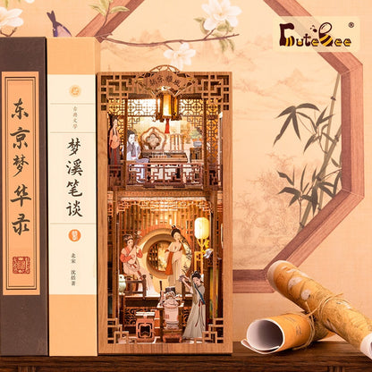 Cutebee Elegant Song DIY Book Nook KitBook Nook Kit Australia