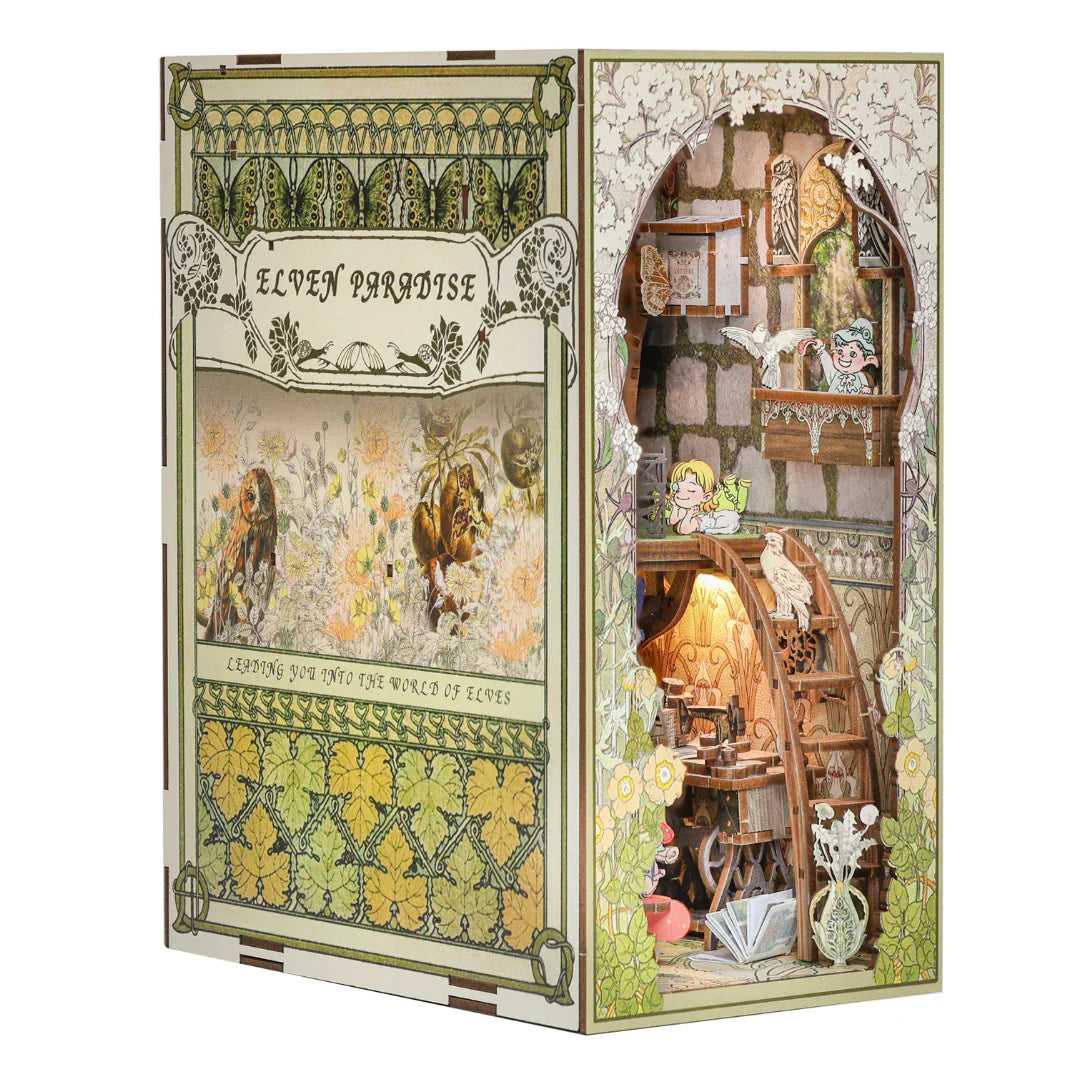Cutebee Elven Paradise DIY Book Nook KitBook Nook Kit Australia