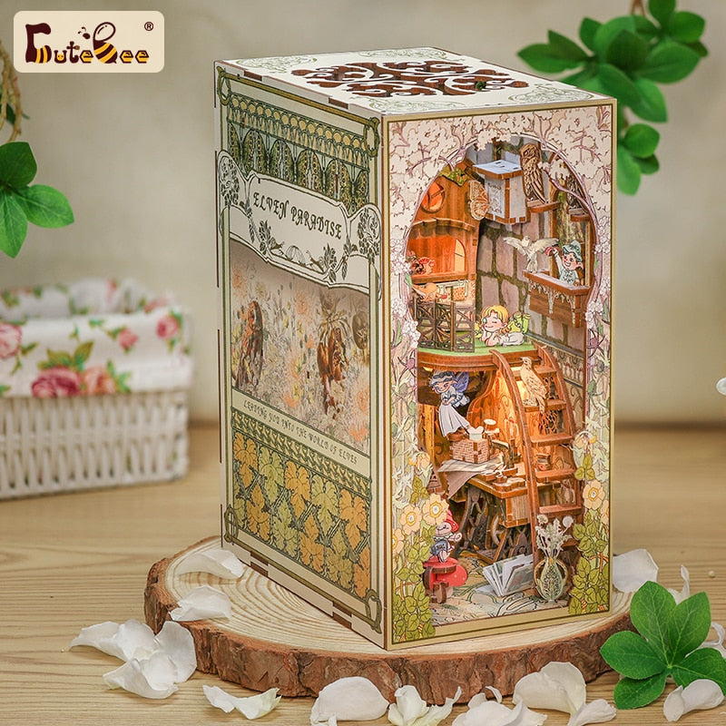 Cutebee Elven Paradise DIY Book Nook KitBook Nook Kit Australia