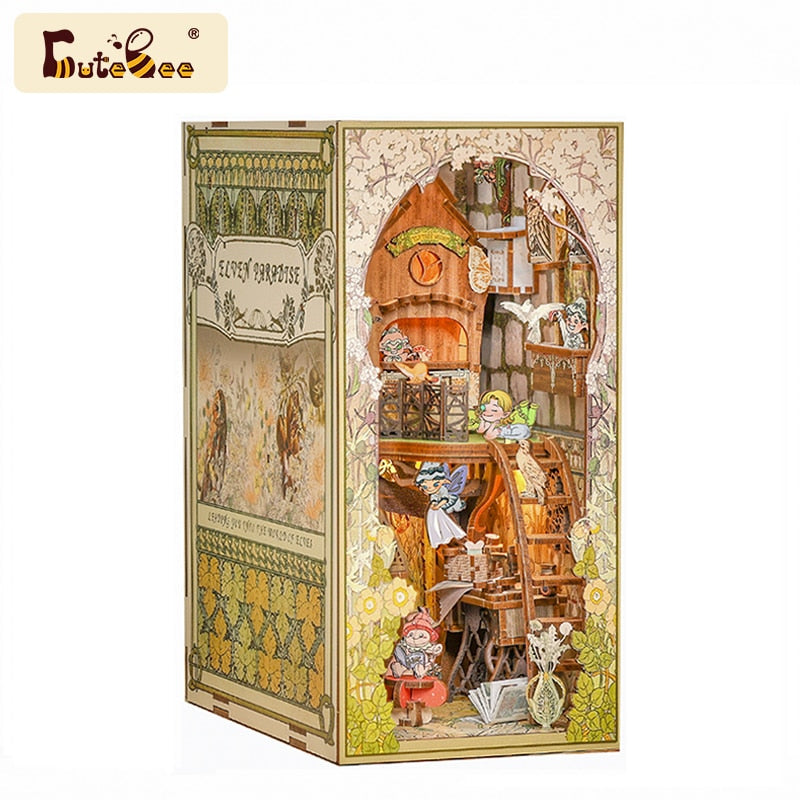 Cutebee Elven Paradise DIY Book Nook KitBook Nook Kit Australia