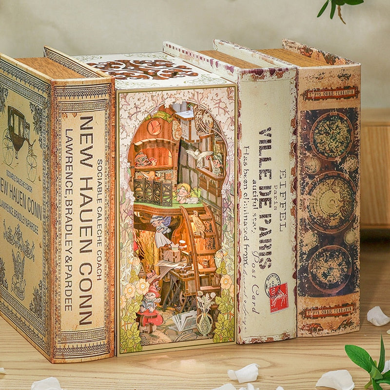Cutebee Elven Paradise DIY Book Nook KitBook Nook Kit Australia