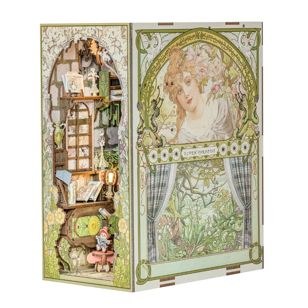 Cutebee Elven Paradise DIY Book Nook KitBook Nook Kit Australia