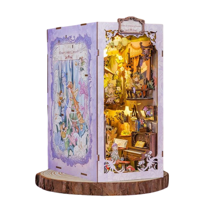 Cutebee Flower Forest Concert DIY Book Nook KitBook Nook Kit Australia