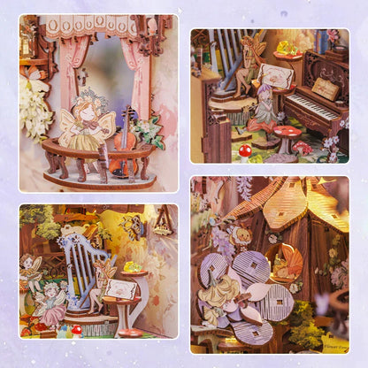 Cutebee Flower Forest Concert DIY Book Nook KitBook Nook Kit Australia