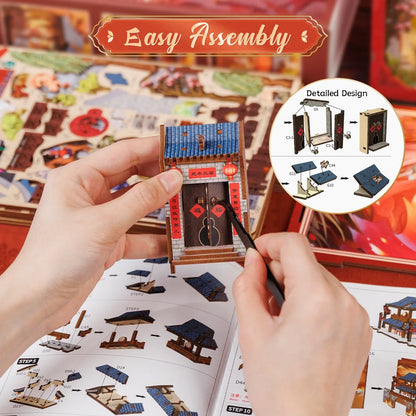 Cutebee Legend of Mulan DIY Book Nook KitBook Nook Kit Australia