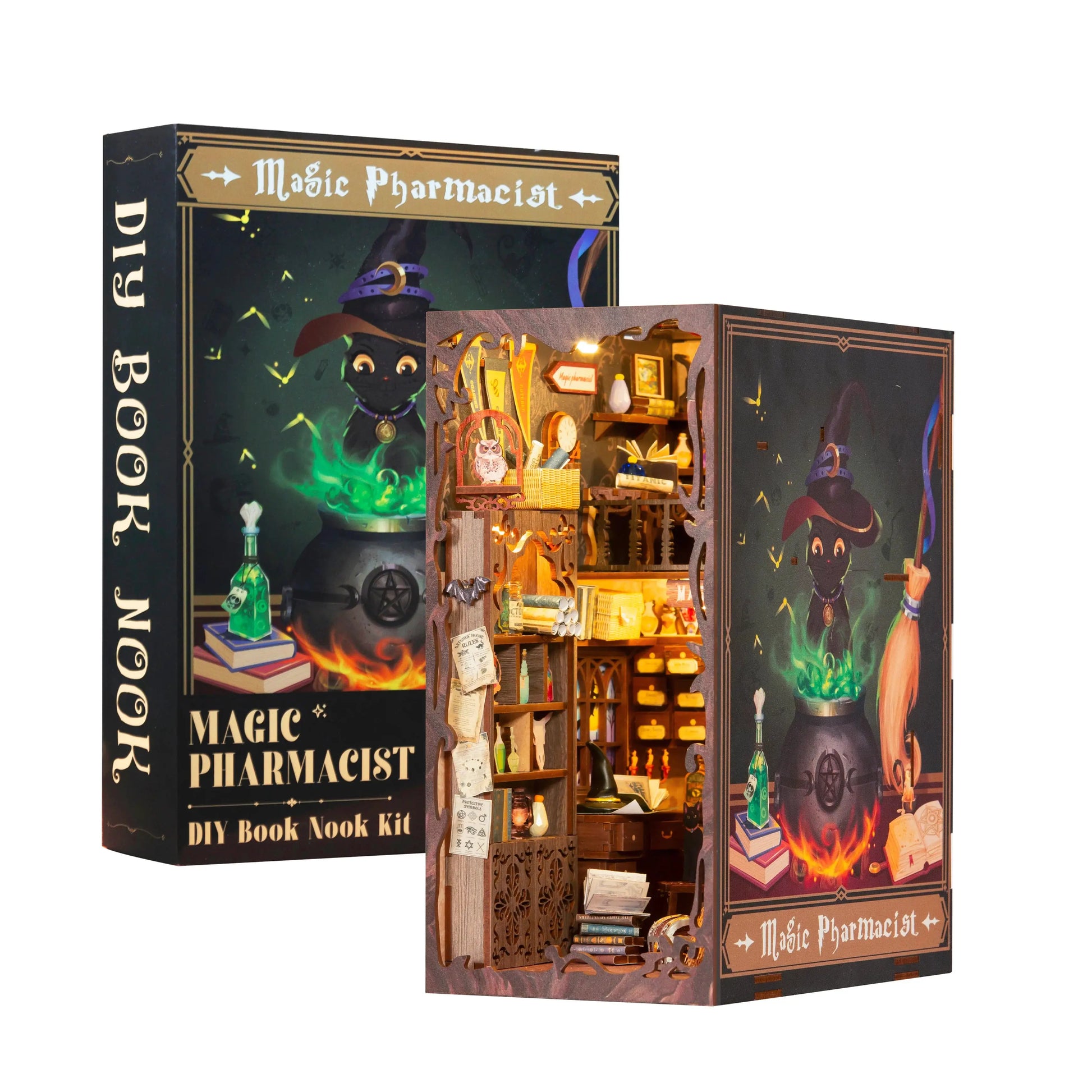 Cutebee Magic Pharmacist DIY Book Nook KitBook Nook Kit Australia