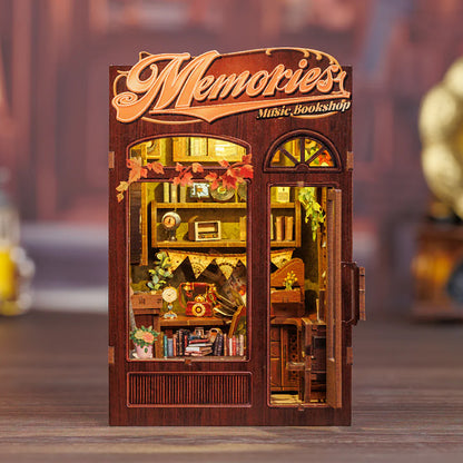 Cutebee Memories Music Bookshop DIY Book Nook KitBook Nook Kit Australia