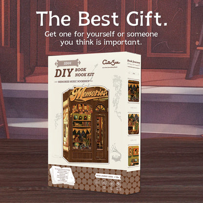 Cutebee Memories Music Bookshop DIY Book Nook KitBook Nook Kit Australia