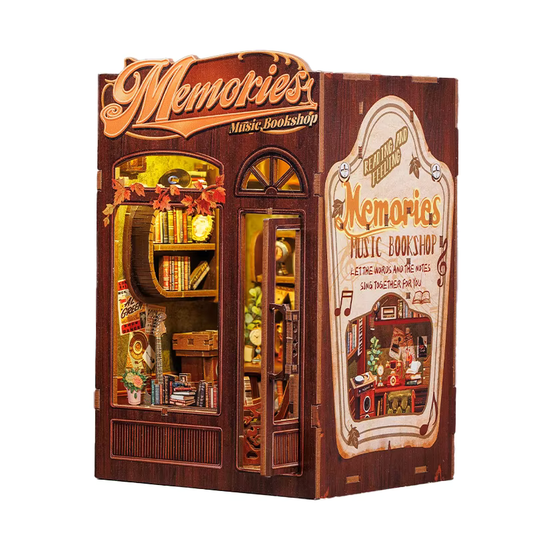 Cutebee Memories Music Bookshop DIY Book Nook KitBook Nook Kit Australia