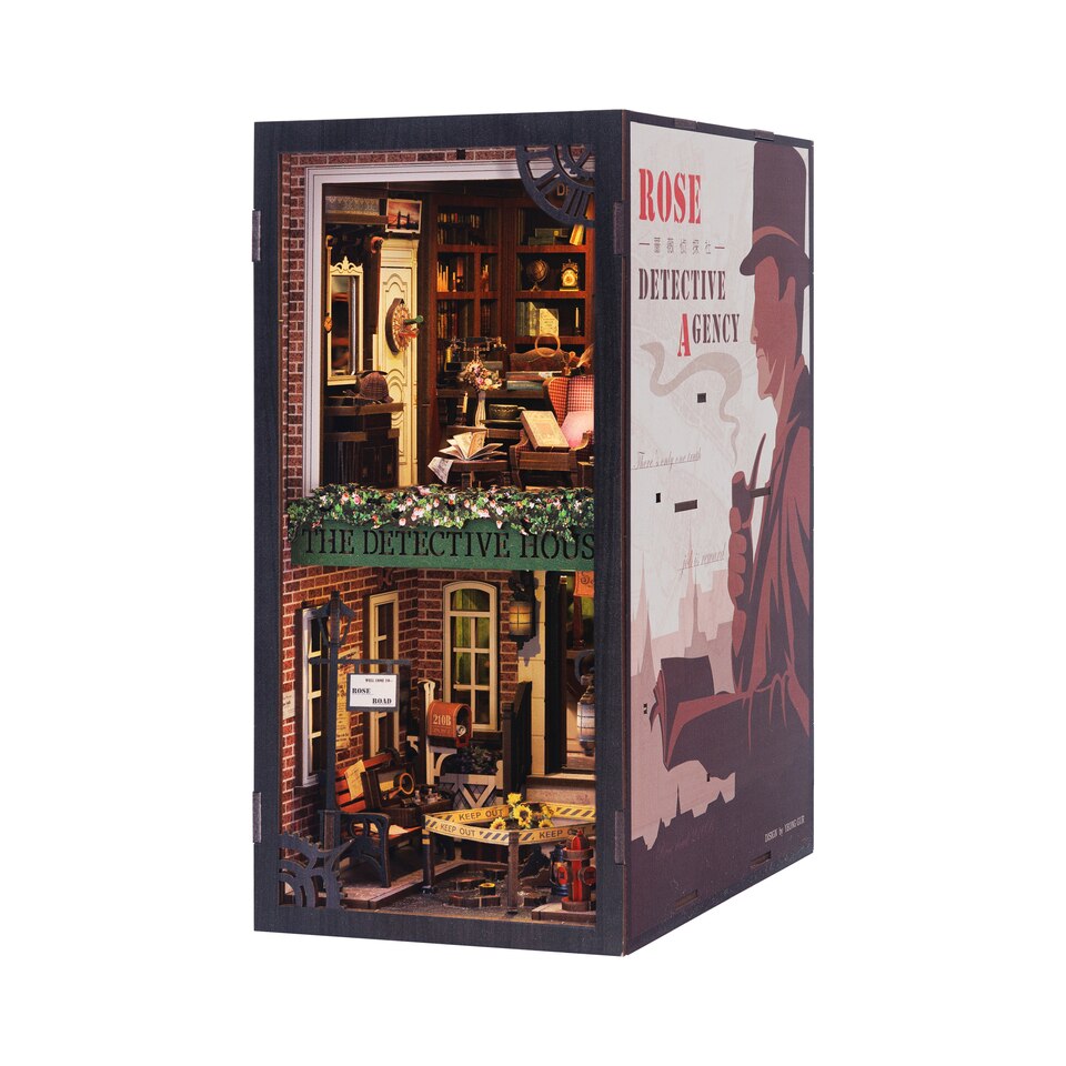 Cutebee Rose Detective Agency DIY Book Nook KitBook Nook Kit Australia