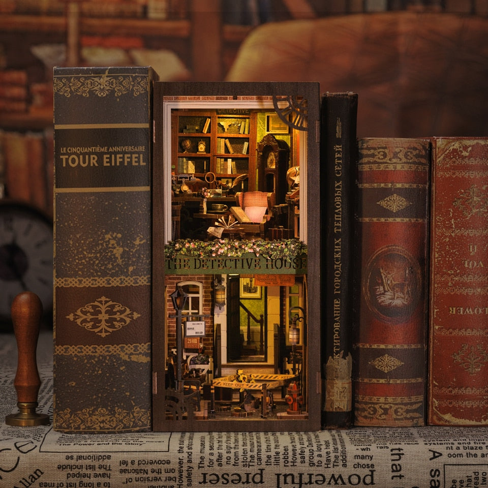 Cutebee Rose Detective Agency DIY Book Nook KitBook Nook Kit Australia