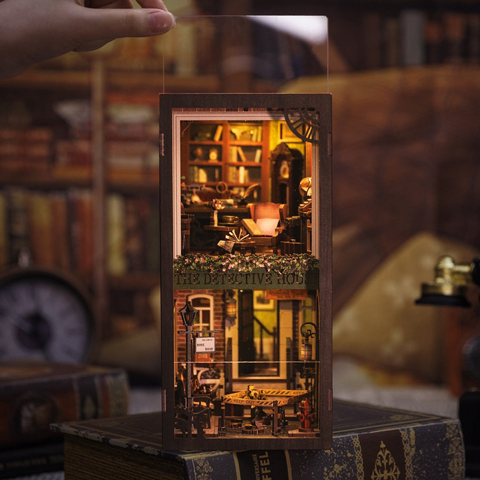 Cutebee Rose Detective Agency DIY Book Nook KitBook Nook Kit Australia