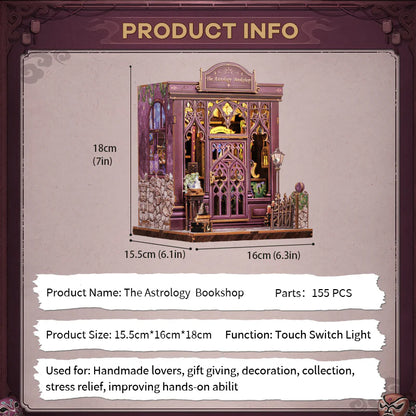 CUTEBEE The Astrology Bookshop DIY Book Nook KitBook Nook Kit Australia