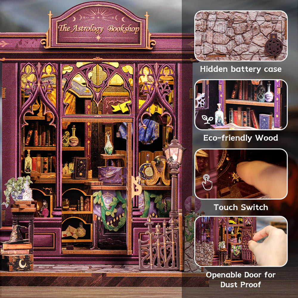 CUTEBEE The Astrology Bookshop DIY Book Nook KitBook Nook Kit Australia