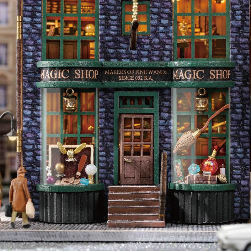 Cutebee The Garden Restaurant DIY Dollhouse KitBook Nook Kit Australia