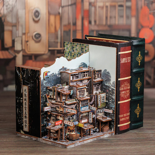 CUTEBEE Twilight of the Warriors: Walled In DIY Book Nook KitBook Nook Kit Australia