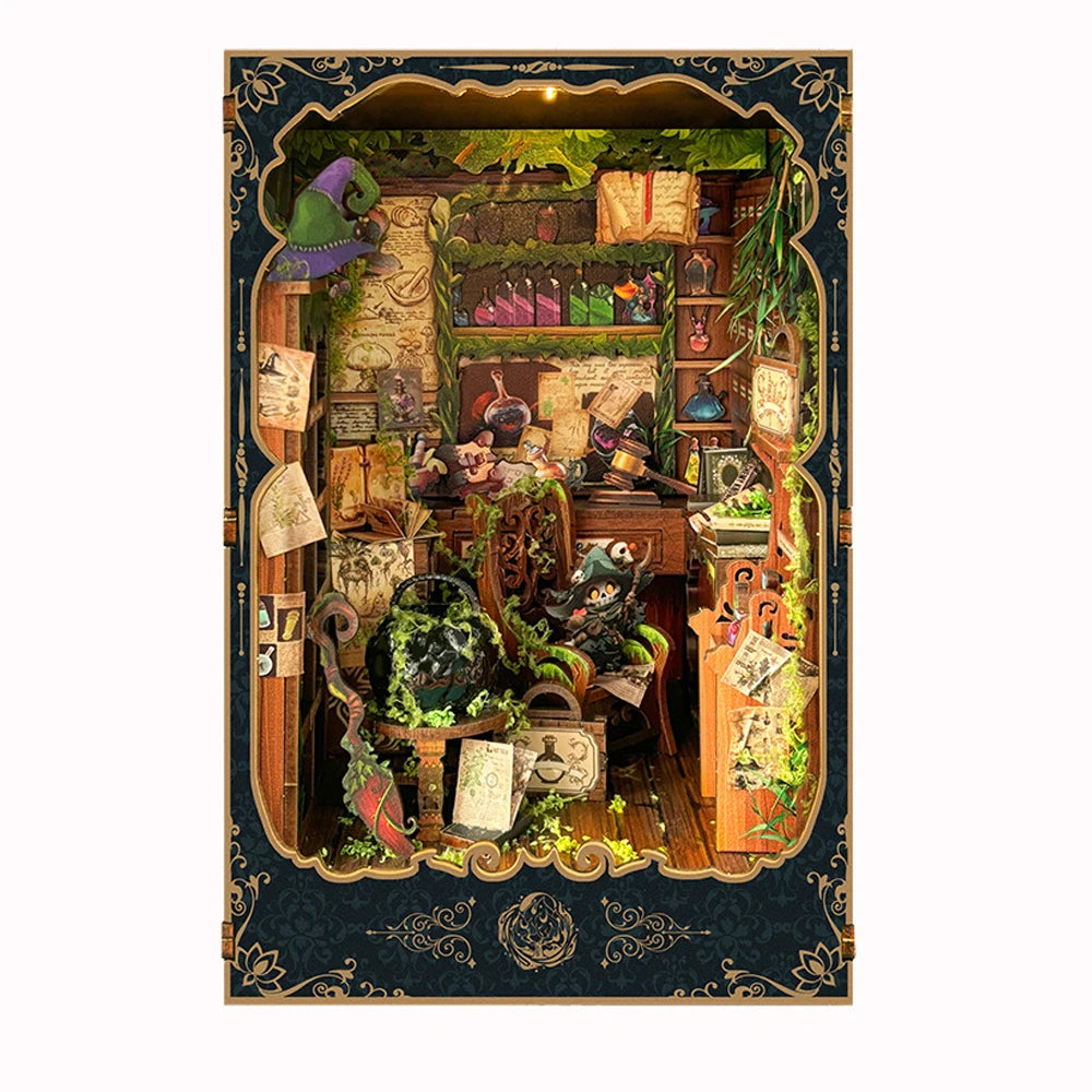 DIY Alchemy Book Nook Kit with LED Light