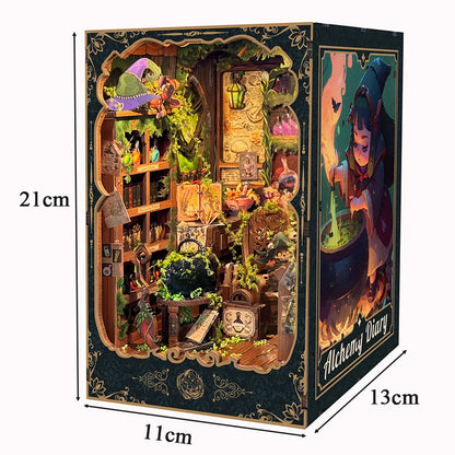 DIY Alchemy Book Nook Kit with LED Light